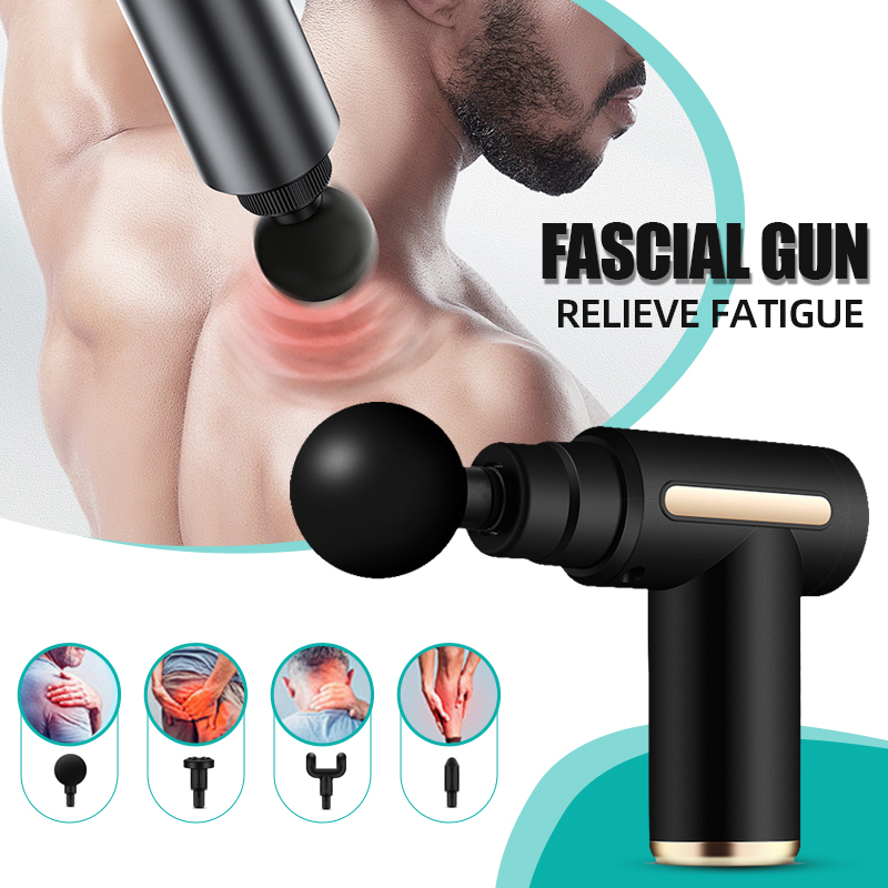 Massage Gun - Портативный электрический вибромассажер для мышц, многофункциональный