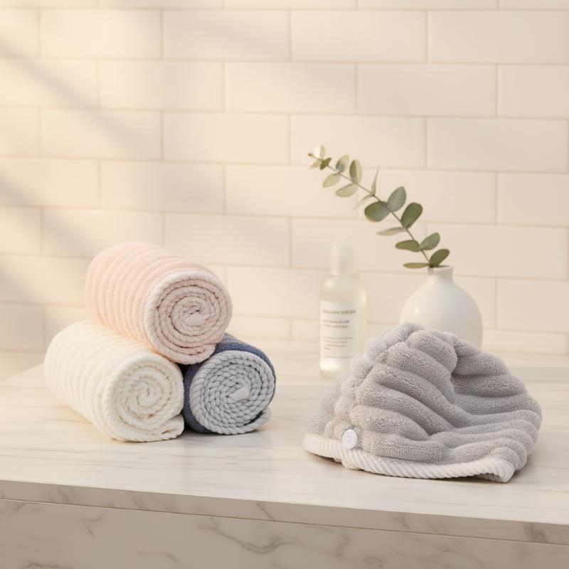 Spa Towel - Шапочка из микрофибры для сушки волос,
