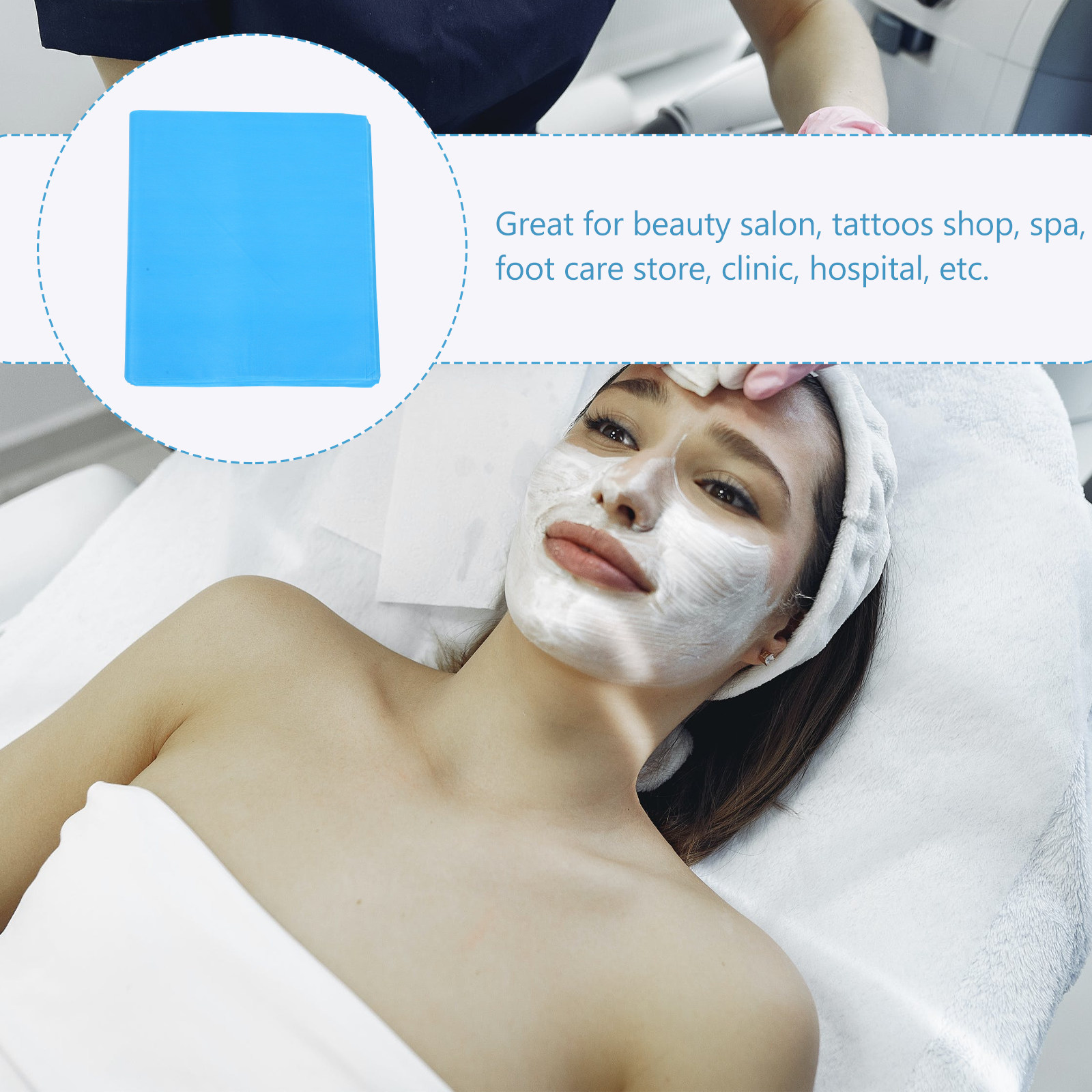 100 одноразовых полотенец для  – обзор и цена Spa Towel