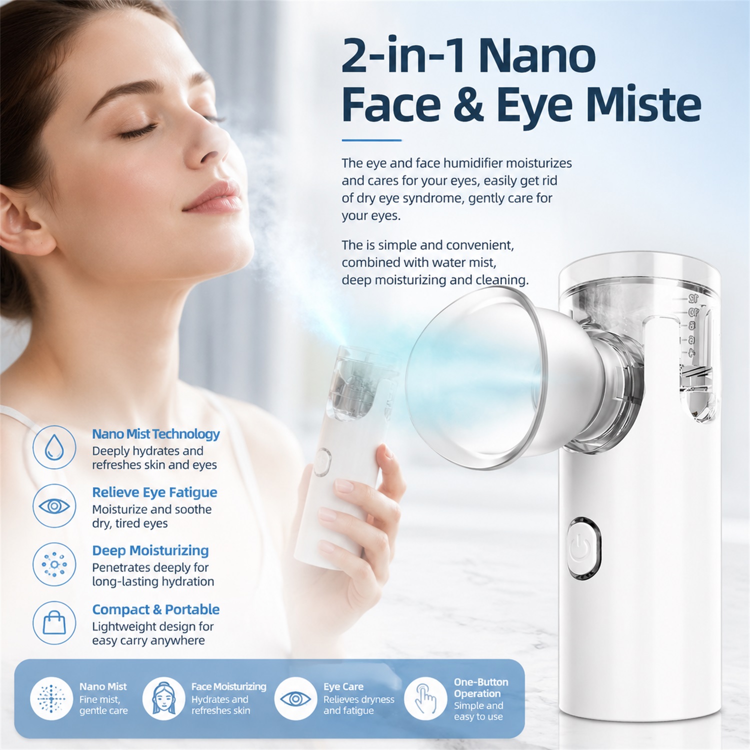 2-в-1: сетчатый паровой прибор – обзор и цена Face Steamer